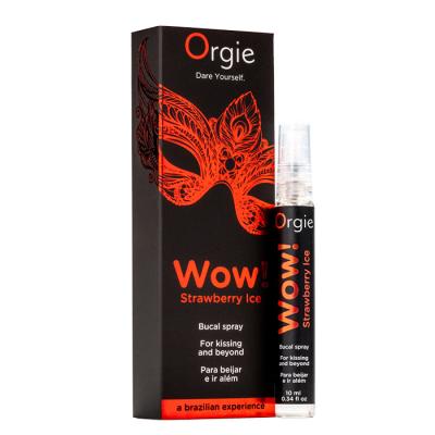 Стимулирующий спрей для оральных ласк Orgie Wow! Strawberry Ice Bucal Spray, 10 мл