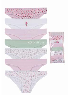Набор хлопковых трусиков — слип (7 шт)