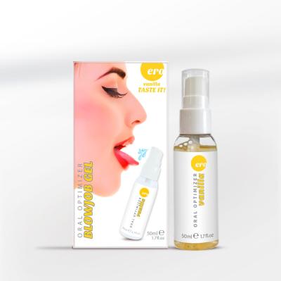 Съедобный гель Gel optimizer для орального, с охлаждающим эффектом, со вкусом ванили, 50 мл