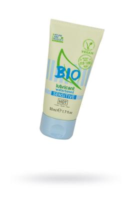 Интимный гель-лубрикант HOT Bio Sensitive на водной основе, для чувствительной кожи, 50 мл