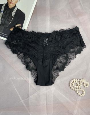 Гипюровые трусики слип ( L, XL, XXL, XXXL )