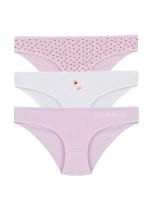 Набор хлопковых трусиков — слип (3 шт) (S/M, L/XL)