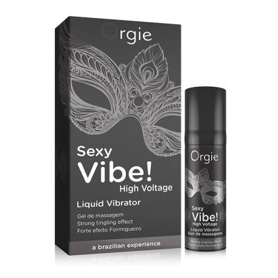 Гель для массажа ORGIE Sexy Vibe High Voltage с усиленным эффектом вибрации, 15 мл 