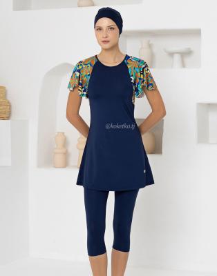 Модный купальник с лосинами   