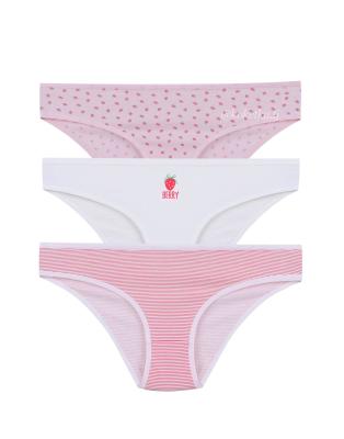 Набор хлопковых трусиков — слип (3 шт) (S/M, L/XL)