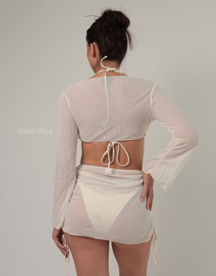 Купальник бикини с юбкой 4в1