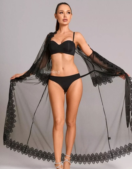 Прозрачный халат