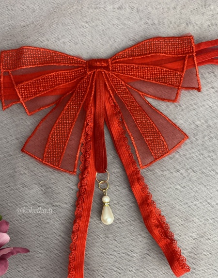 Эротические трусики-стринг с доступом