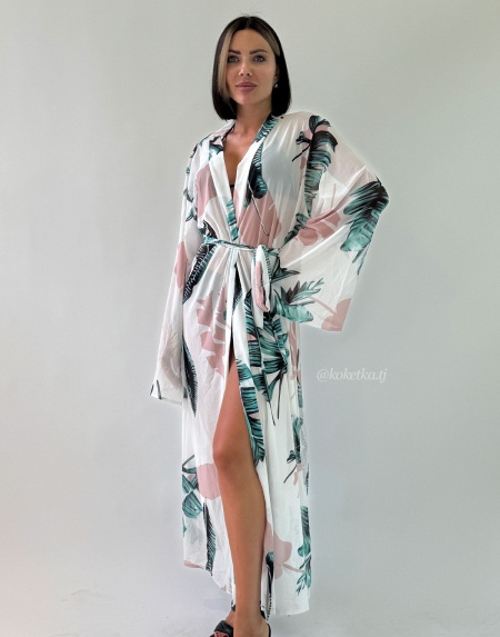 Нежный прозрачный халат