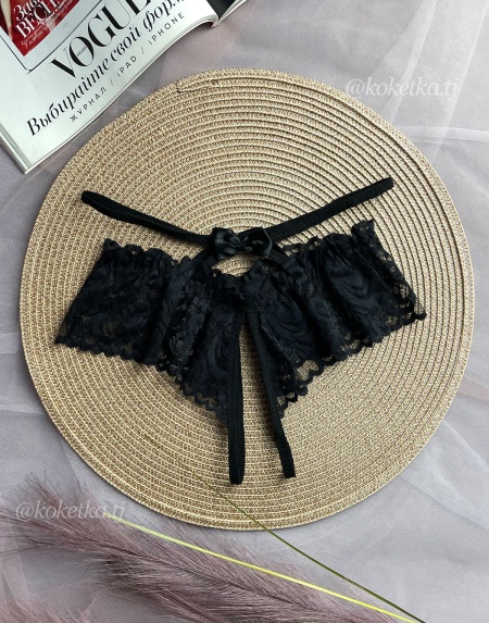 Эротические трусики-стринг с доступом