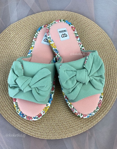 Тапочки с бантиком