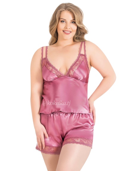 Атласная пижама  (XXL, 3XL, 4XL)