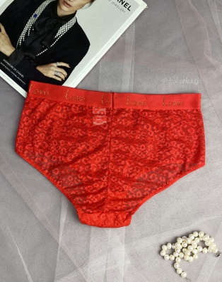 Гипюровые трусики слип 