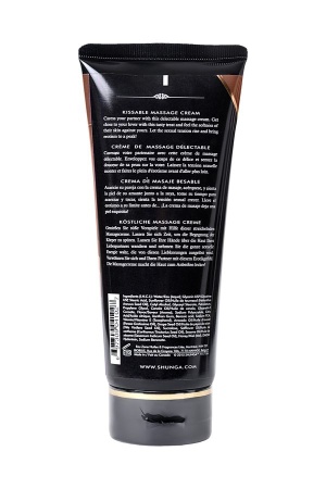 Съедобный массажный крем Shunga Intoxicating Chocolate, съедобный, шоколад, 200 мл