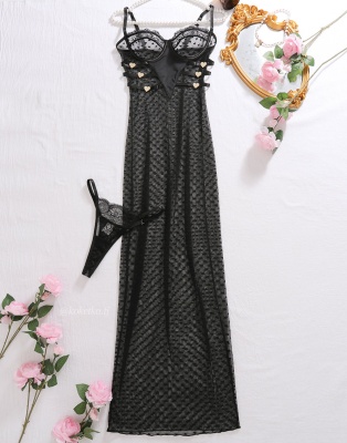 Сорочка с трусиками стринг