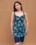 Модный купальник с короткими шортами (4XL, 4XL/5XL, 5XL, 5XL/6XL, 6XL)