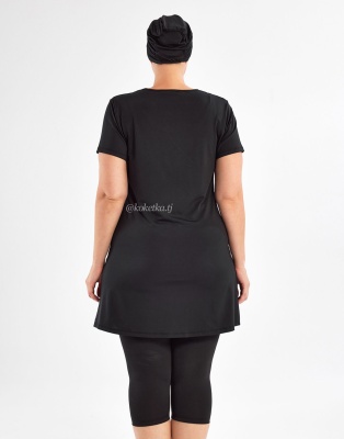 Модный купальник с короткими лосинами