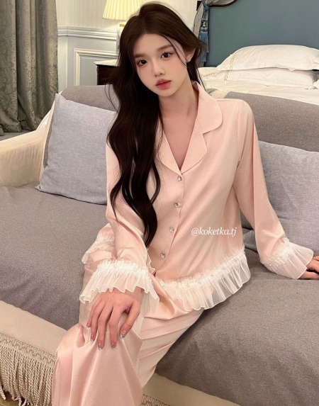 Домашний комплект с рубашкой и штанами