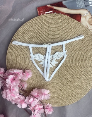 Эротические трусики-стринг с доступом