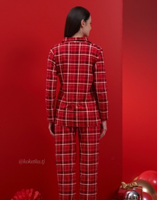 Домашний комплект с рубашкой и штанами