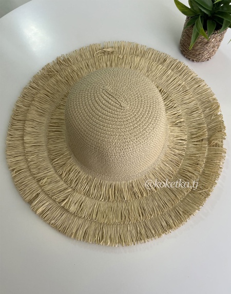Шляпа соломенная