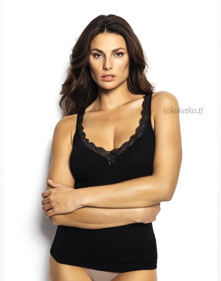 Майка (чёрный, белый)