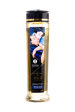 Масло для массажа Shunga Seduction «Midnight flower», цветочный аромат, возбуждающее, 240 мл