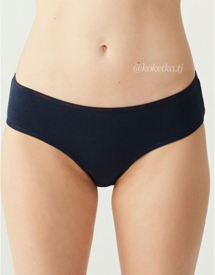 Набор трусиков — cлип от U.S. POLO ASSN (черный, бежевый, белый, фуксия, черный - 5 шт)