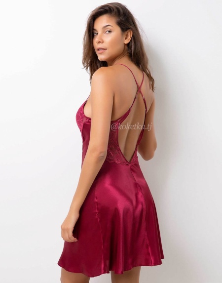  Шелковая сорочка с халатом от Pierre Cardin