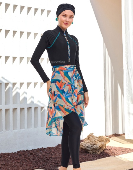 Модный купальник с лосинами 4в1