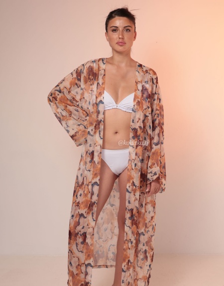 Прозрачная пляжная накидка