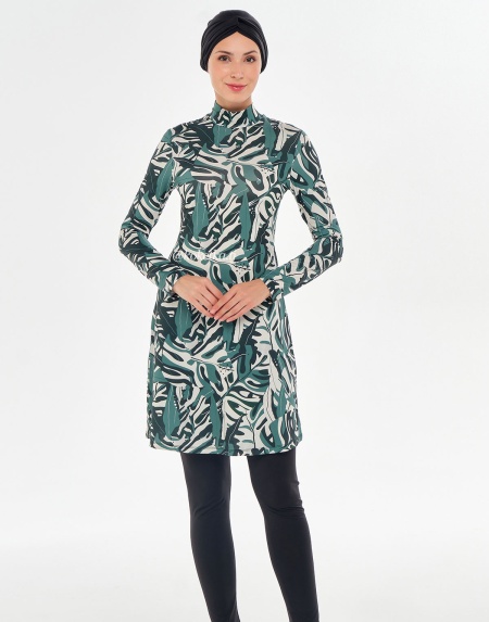 Модный купальник с лосинами   