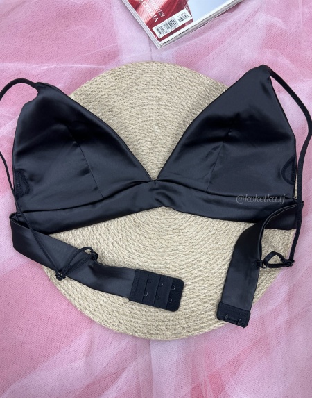 Атласный бюстгальтер (без косточек)