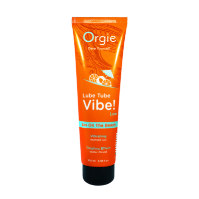 Лубрикант с эффектом вибрации Orgie Lube Tube Vibe Low Sex On The Beach, 100 мл
