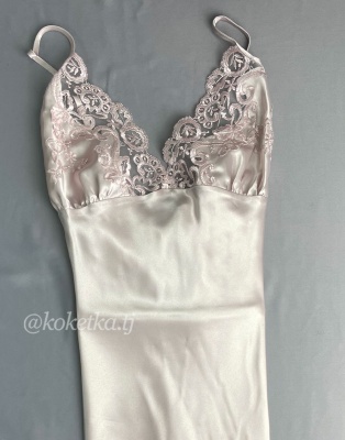 Атласная сорочка с халатом от Espuar