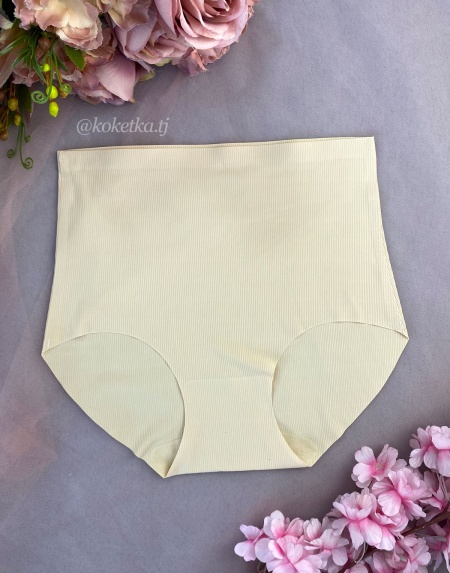 Бесшовные трусики на высокой посадке
