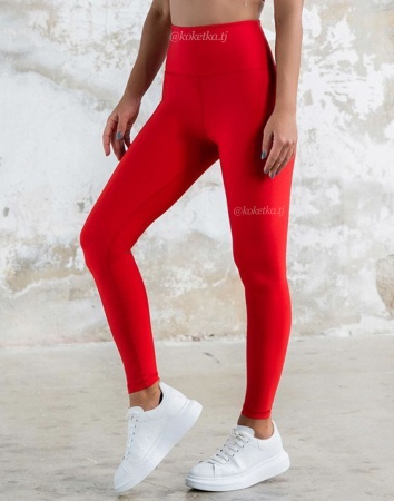 Удобные спортивные лосины на высокой посадке 