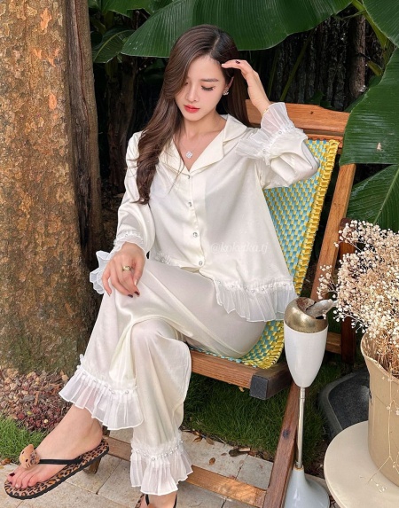 Домашний комплект с рубашкой и штанами