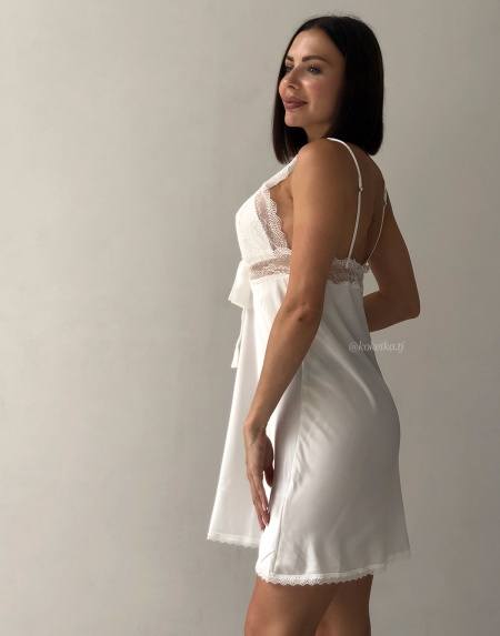 Нежная сорочка с халатом