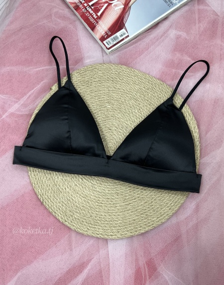 Атласный бюстгальтер (без косточек)