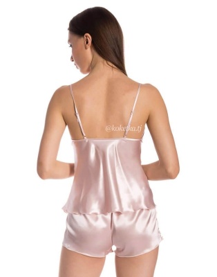 Атласный топ и шорты от Espuar