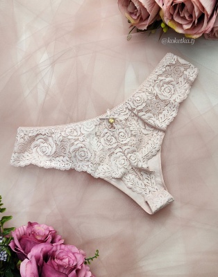 Кружевные трусики бразилиана