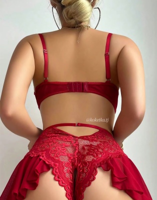 Эротическое боди с чулками