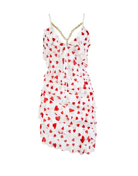 Воздушная  сорочка с трусиками стринг