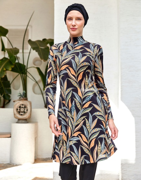 Модный купальник с лосинами   