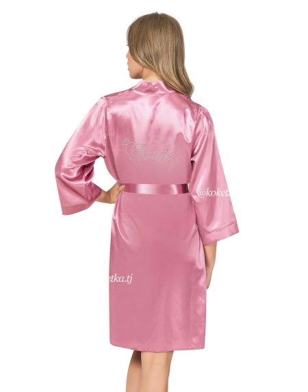 Атласный халат Bride
