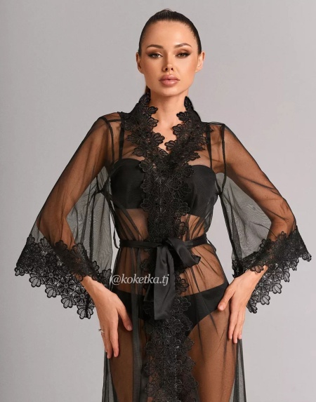 Прозрачный халат