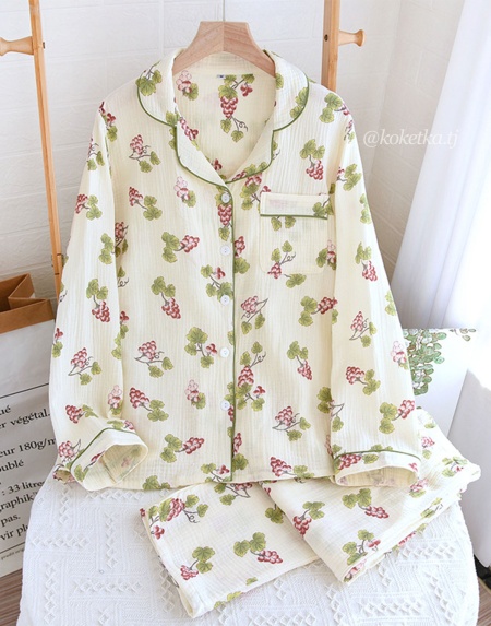 Муслиновая рубашка со штанами