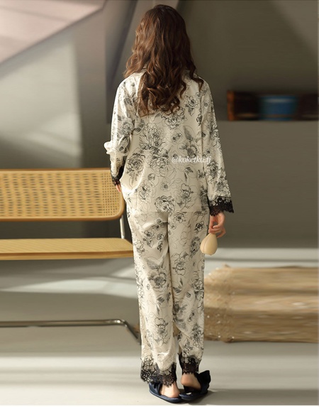 Домашний комплект с рубашкой и штанами