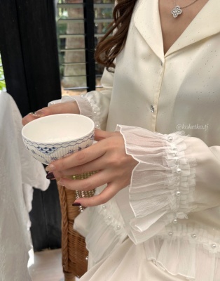 Домашний комплект с рубашкой и штанами